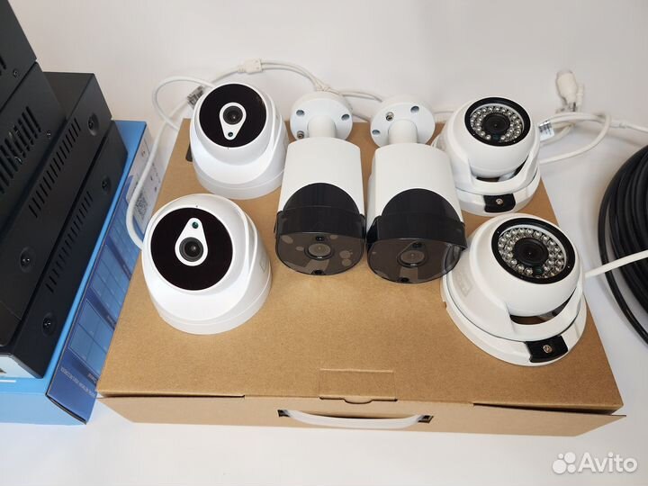 Камеры видеонаблюдения от 4 до 8 мп и регистраторы