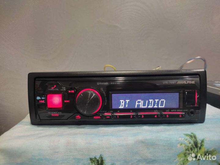 Магнитола с блютуз alpine ute 72bt
