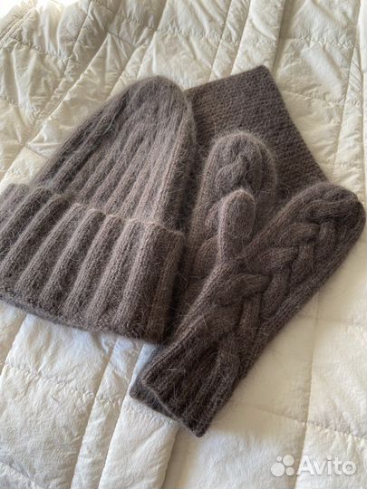 Шапка, снуд, варежки