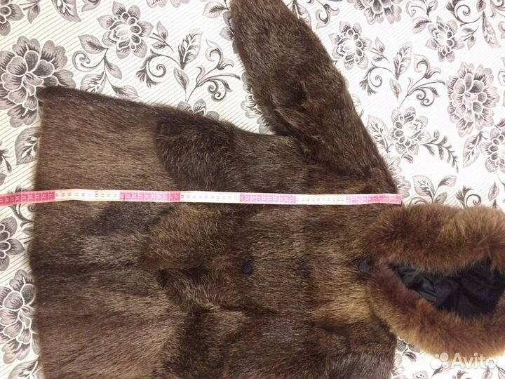 Шуба нутрия для девочки