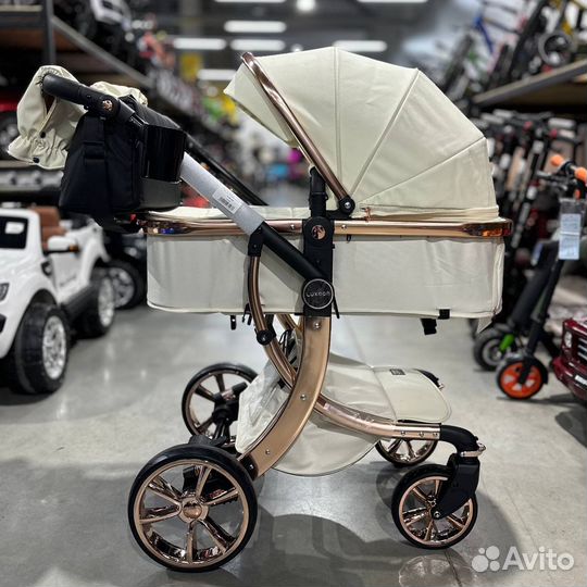 Коляска luxmom 3 в 1 трансформер