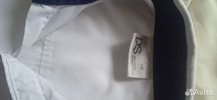 Рубашки школьные на мальчика, размер 134-140