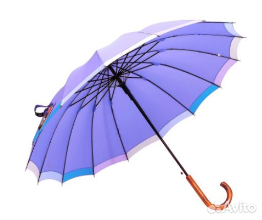 Зонт трость Три Слона 2161 (1121) 16 спиц полуавт