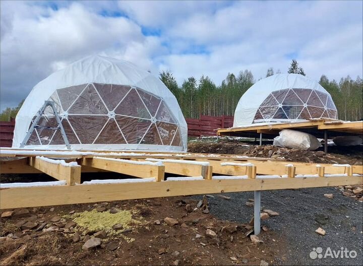 Шатер геокупол для глэмпинга