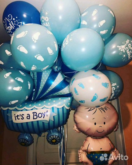 Воздушные шарики с гелием(быстрая доставка)