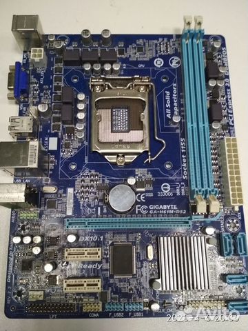Материнская плата 1155 сокет с гарантией