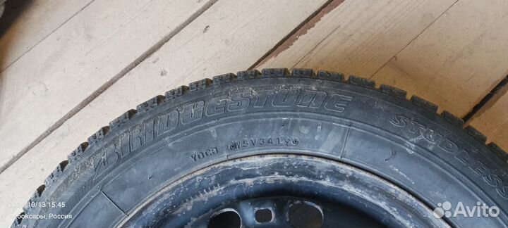 Bridgestone blizzak 195/60 r15 c дисками vag