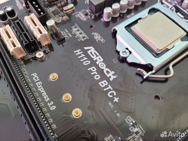 Материнская плата Asrock H110 Pro BTC+