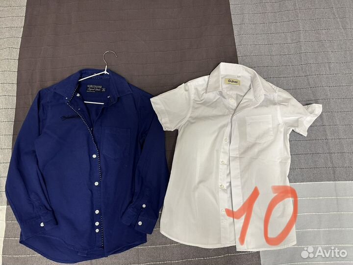 Рубашки Noble People, Zara, Gant 8-14 лет брюки