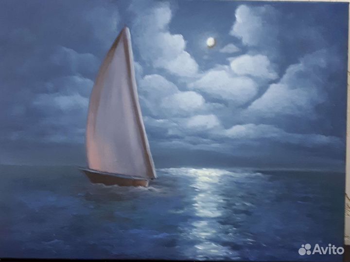 Картина маслом на холсте пейзаж