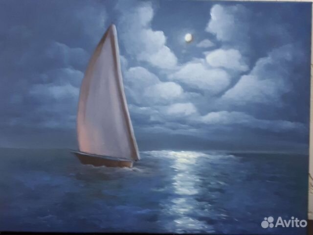 Картина маслом на холсте пейзаж