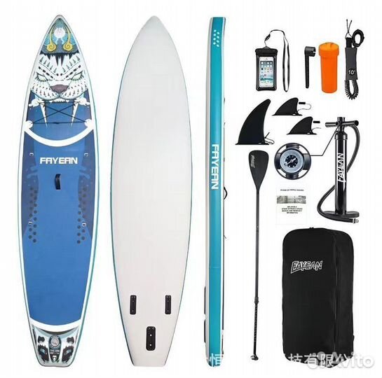 Сап для дайвинга Кошка синий