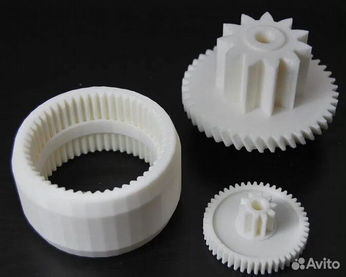 Печать на 3д принтере (шестерни и пр.)