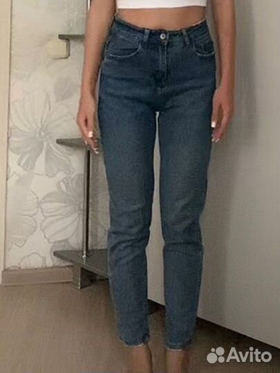 Джинсы синие