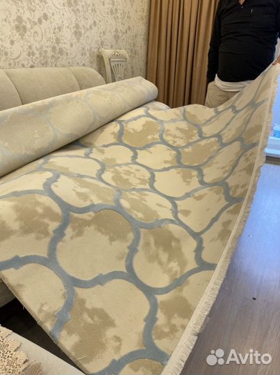 Ковер из шерсти и бамбука