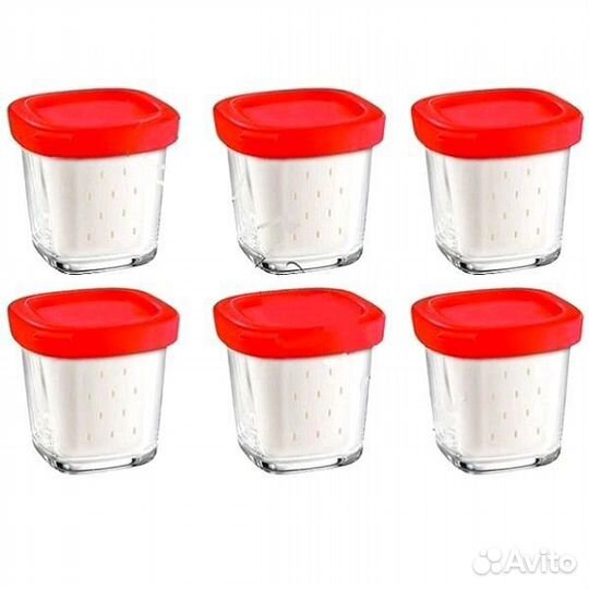 Баночки для йогуртницы Tefal Moulinex XF100501