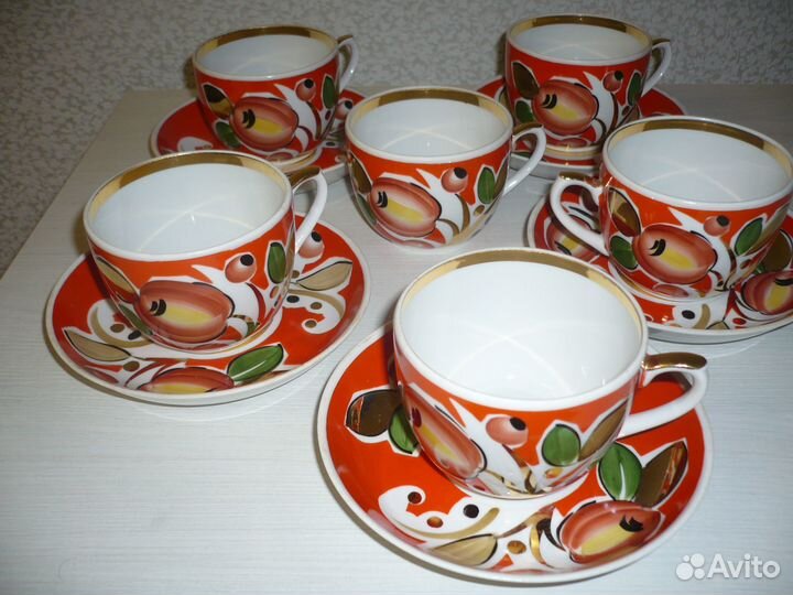 Чайные пары-Вербилки -Слива на оранжевом