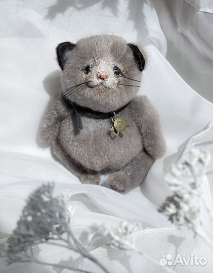 Мишка тедди ручная работа(котенок)