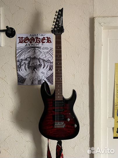 Электро гитара Ibanez GRX70QA-TRB