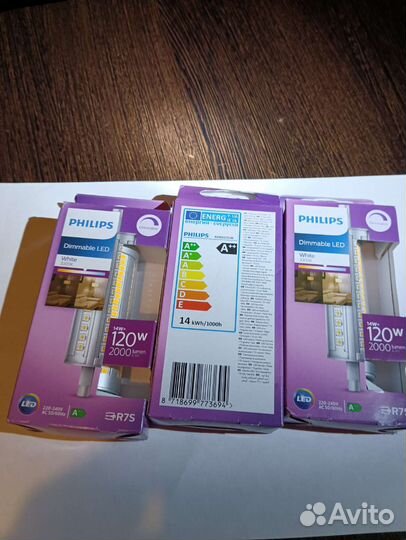 Лампа Philips LED R7S 14 Watt 3000 K 2000 Lumen