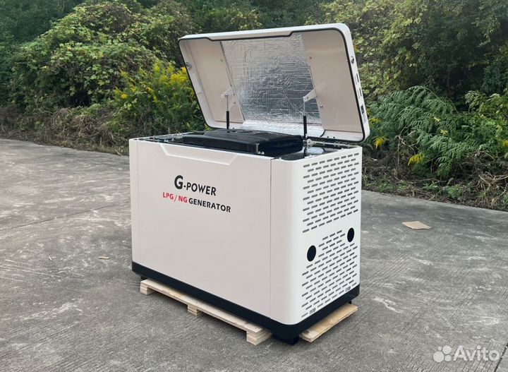Газовый генератор 15 кВт g-power SL15000SE3