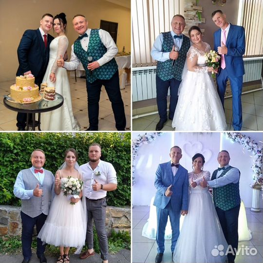 Ведущий и ди-джей с аппаратурой для вас