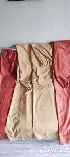 Комплект двухцветных штор