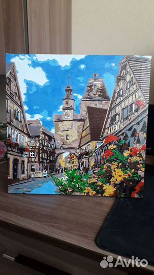 Готовая картина по номерам