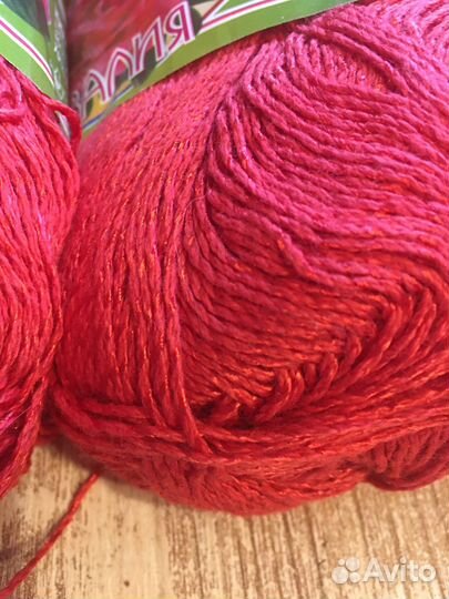 Пряжа для вязания Азалия и Камтнкс Cotton