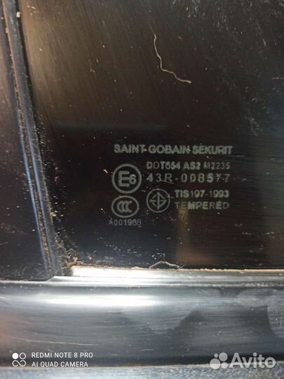 Задняя правая дверь