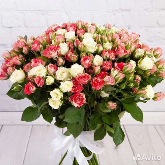 Цветы розы букет