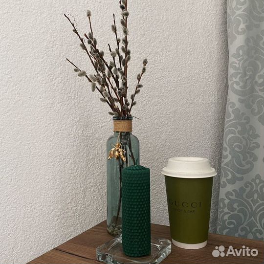 Свечи из вощины натуральные восковые свечи