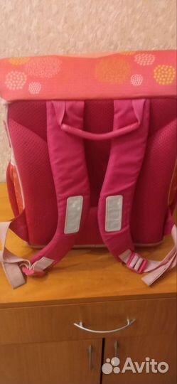 Рюкзак школьный ортопедический для девочки, б/у