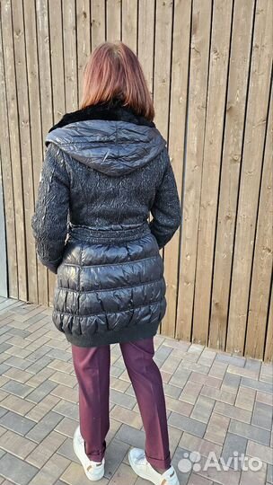 Пуховик Moncler зимний длинный женский