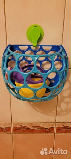 Корзинка для игрушек в ванную