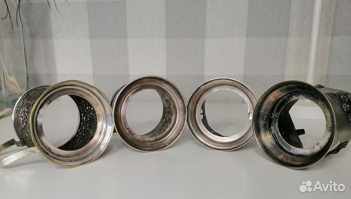 Подстаканник мельхиоровый СССР