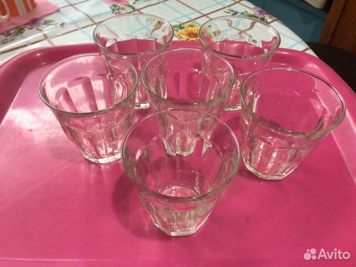 Граненые стопки и стаканы СССР