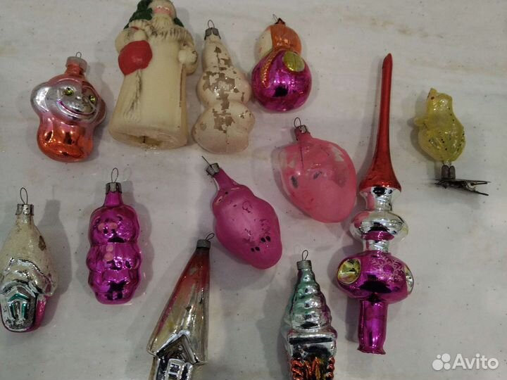 Елочные игрушки СССР
