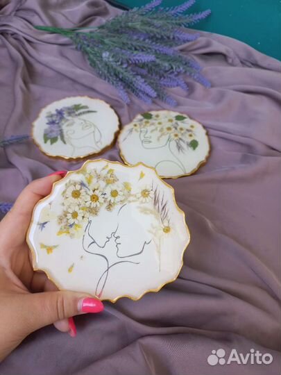 Подстаканники/ костеры из эпоксидной смолы