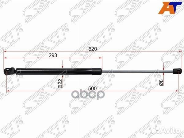 Амортизатор крышки багажника audi Q7 07-15 st4l