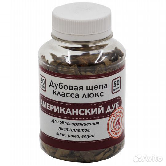 Чипсы Американский Дуб, средний обжиг, 50 гр