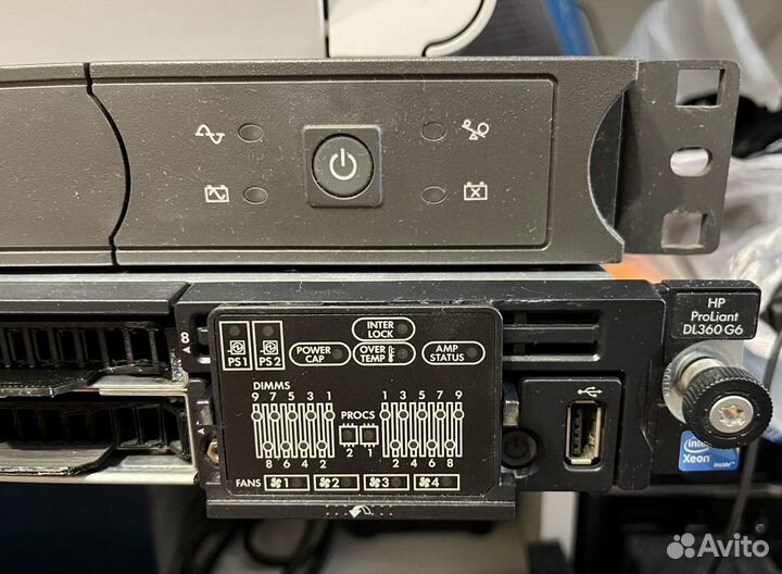 Сервер hp proliant DL360 gen6 E5530x2/48gb/2 бп