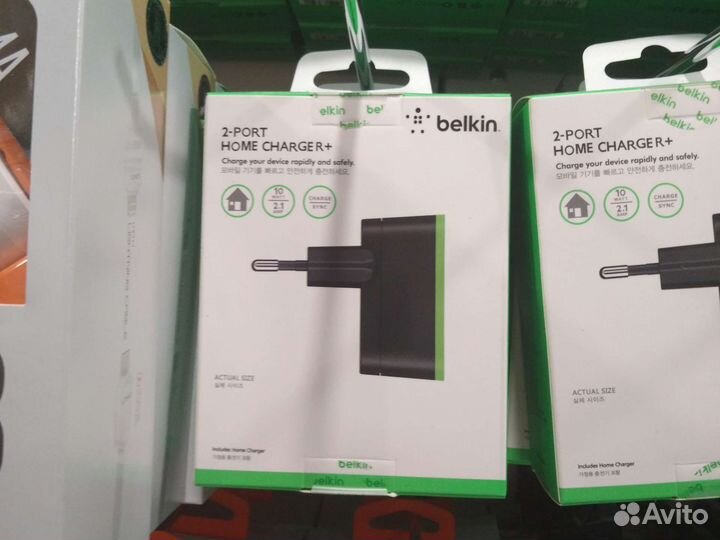 Сетевой адаптер belkin 2 USB 2.1a (10шт)