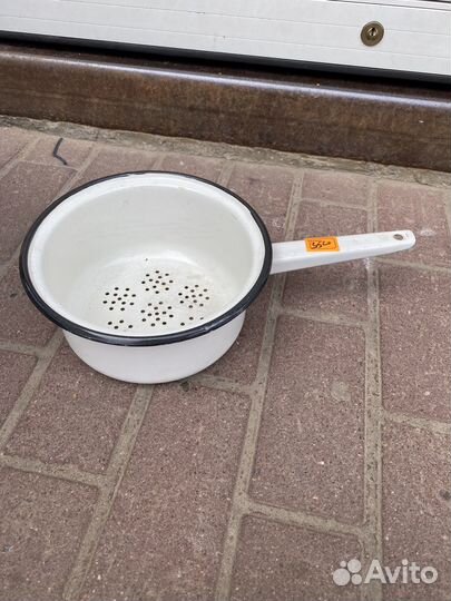 Дуршлаг СССР эмаль