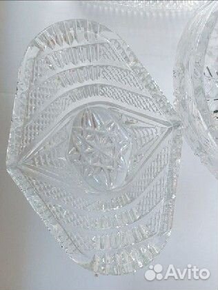 Ваза для фруктов/салатник хрусталь