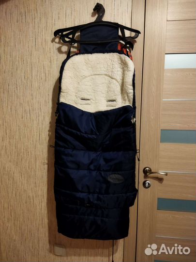 Матрасик и чехол для ног детский в коляску