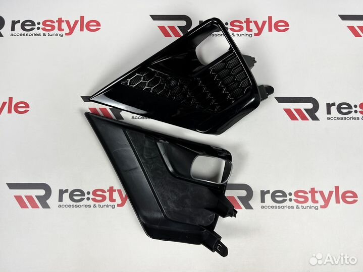 Накладки на туманки Toyota Prado 150 18-20