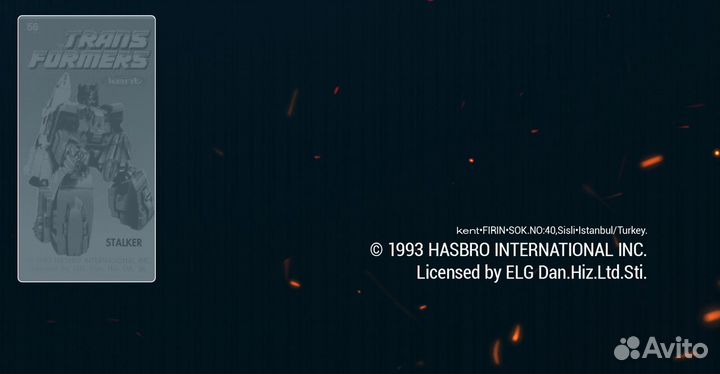 Плакат для коллекции. Transformers - kent - 1993