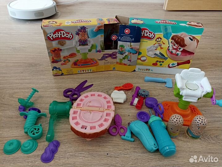 Наборы Play-Doh Плей до Зубастик и Парикмахерская