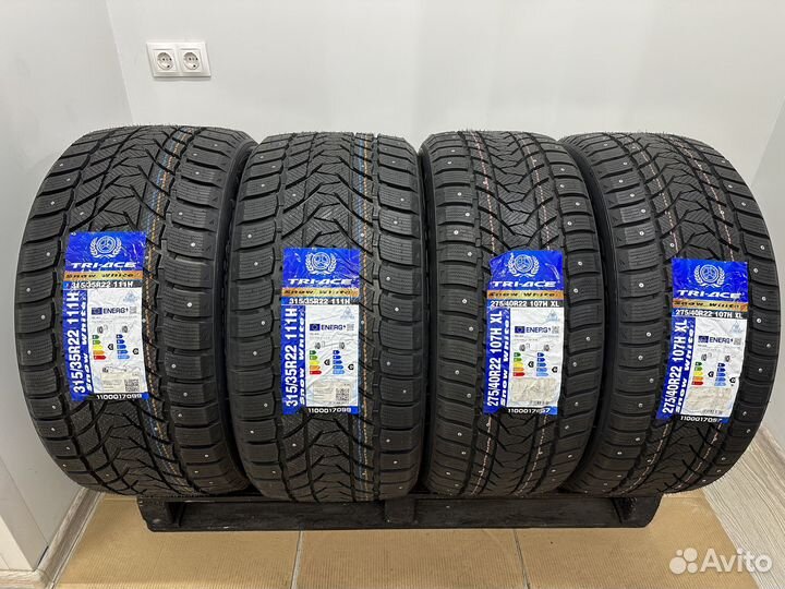 Tri Ace Snow White II Stud 275/40 R22 и 315/35 R22 107H